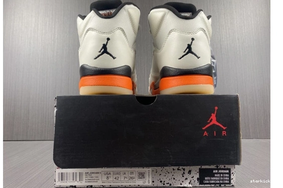 Total DC1060-100 DC1060-100 5 Retro Air Orange Jordan 0328